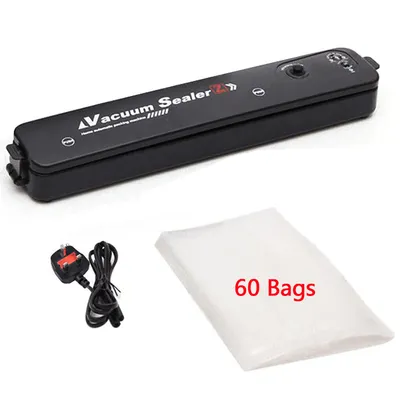 Sealing Machine And 60 Food Storage Bags Set