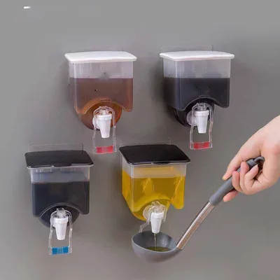 Multi Functional Punching Free Seasoning Storage Box