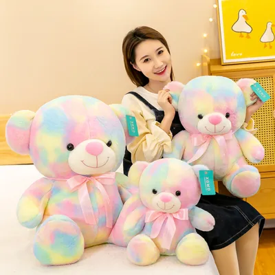 Ice Cool Rainbow Bear Plush Doll