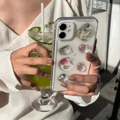 Fashion Minimalist Drip Rubber Phone Case Protector
