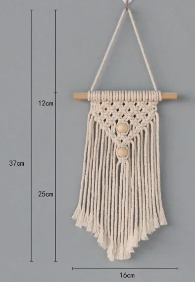 Hand-woven Lace Wall Hanging Woven Rainbow Tapestry Bohemian Crafts Jewelry Beautiful