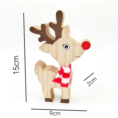 Christmas Ornaments Pendant Hanging Gifts Elk Deer Snowflake Xmas Tree New Year Party Decorations For Home