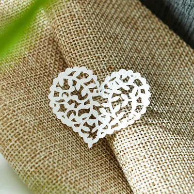 Hand made lace paper hand account material