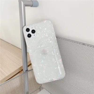 Shell Pattern Card Bag All Inclusive Mobile Phone Case