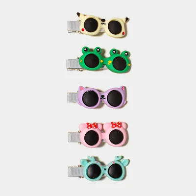 Glasses Hair Accessory, Broken Hairpins, Cartoon Duckbill Clips