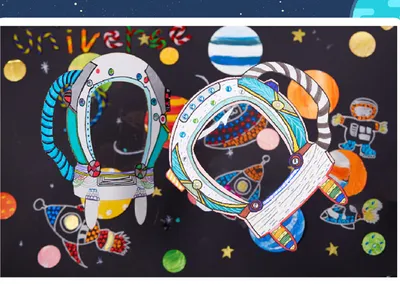Creative Art And Craft For Little Astronaut Kindergarten