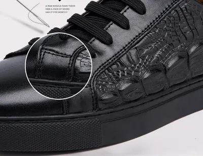 Casual Trend Skate Shoes Pattern Men's Low Trendy Shoes