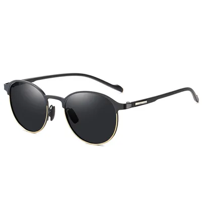 Polarized Metal Sunglasses Glasses Fashion Colorful Half Frame