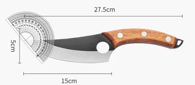 Kitchen Knife Meat Cleaver Slaughtering Butcher Knife Chopping Boning Knife Raw Fish Filleting Cooking Tool