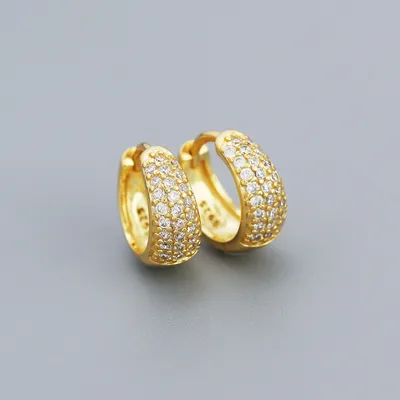 Full Of Diamonds Senior Sense Earrings Sterling Silver