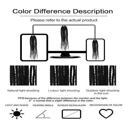 4X EZ SENEGALESE BRAID Long Crochet Braid Synthetic Hairstyle Black Burgundy Brown Ladies Box Braid
