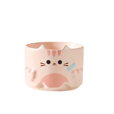 Cat Ceramic Cup Cartoon Stacked Mug