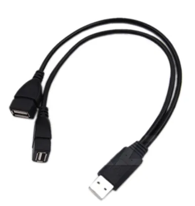 Two In One Dual Female Charging USB Expansion