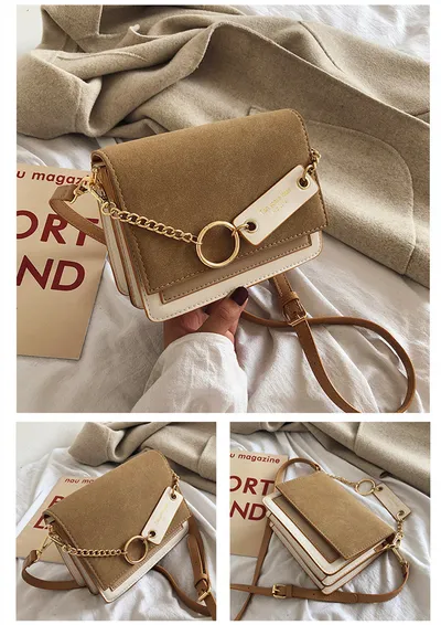 New Korean Frosted Messenger Bag In Autumn And Winter Of