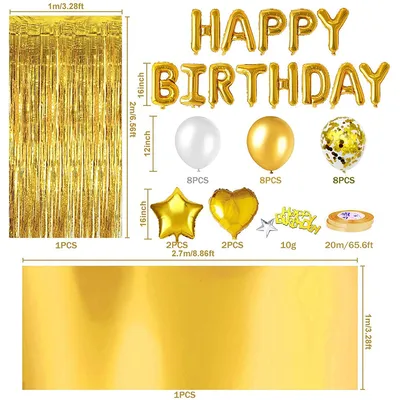 Party Supplies Rose Gold Balloon Set