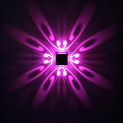 LED aluminum wall light