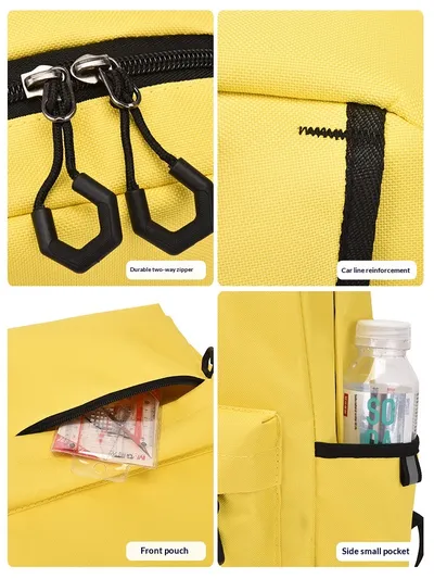 Customized Logo Printed Backpacks For Primary And Secondary School Students, Training Classes, Tutoring Bags, Gifts, Kindergarten Children's Leisure Backpacks