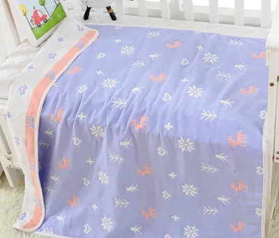 110 * 110cm baby bath towel cover blanket gauze children quilt quality baby children pure cotton 6 six layer gauze bath towel