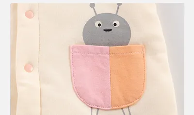 Baby plus cotton warm romper jumpsuit