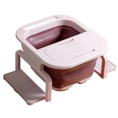 Home Portable Folding Foot Soaking Bucket With Massage