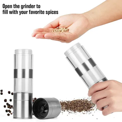 Multi-Layers Stainless Steel Pepper Mill Shaker Salt and Peper Grinder