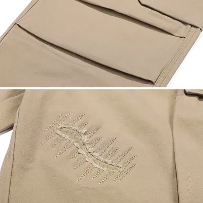 Men's Japanese Loose Straight-leg Pants Casual Wide-leg