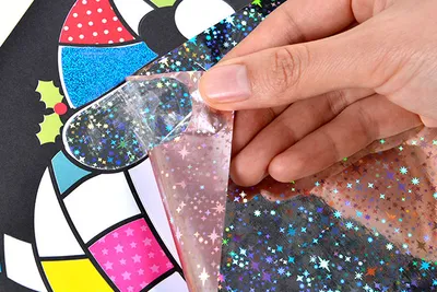 Children's Handmade DIY Colorful Magical Art Stickers