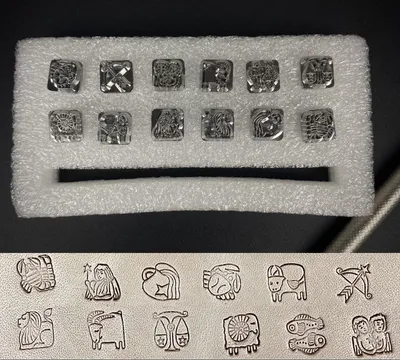 New Craft Leather Pattern Printing Tool Set