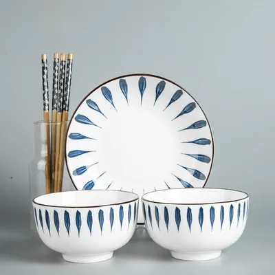 Ceramic Japanese Style Set Household Gift