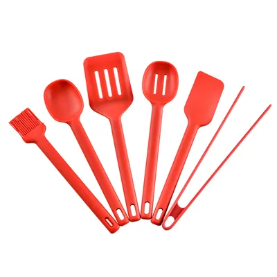Six-Piece Silicone Kitchenware Set