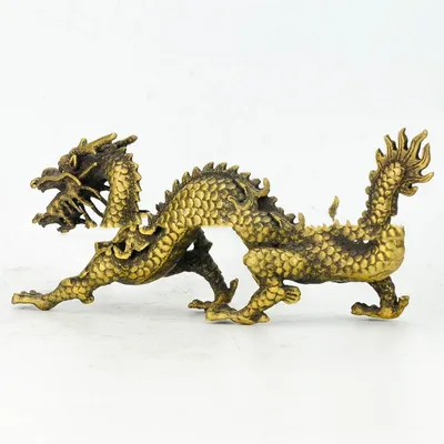 Pure Copper Dragon Ornaments Decoration Craft Furnishings