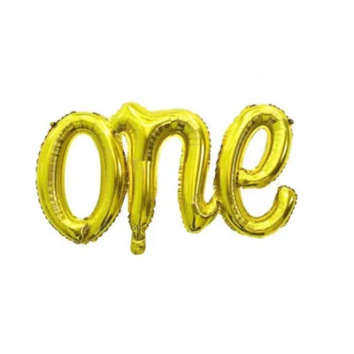 Decorated with letter aluminum foil balloon