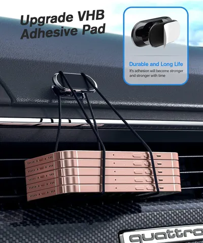 2 Pack Strong Magnetic Car Phone Holder Upgrade Powerful Magnet 360 Degree Rotation Universal Stable Car Cell Phone Mount Compatible With All Mobile Phones