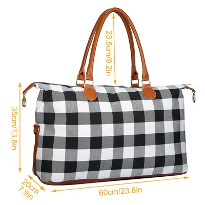 1Pc Women Duffle Bag Travel Luggage Bags Weekend Overnight Bag Tote Bags Shoulder Handle Bags Portable Diaper Bag