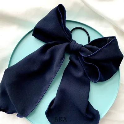 Bow tie hair band rubber band