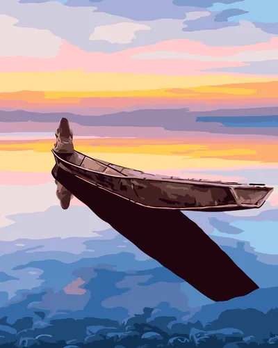لوحة رقمية للرسم الذاتي (DIY) بدون إطار