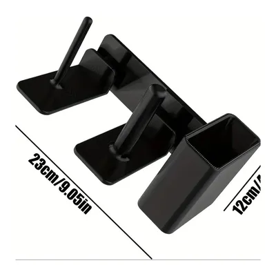 Cup Organizer For Machine - Paper Cup Holder Lid Dispenser - Side-Mounted Storage Rack, Drinkware Stand For Restaurant, Breakroom, Home, Gym
