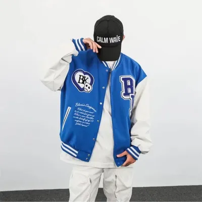 Men's Retro Embroidered Stitching Baseball Uniform