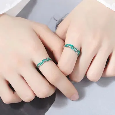 Simple And Adjustable Couple Ring Magnetic Ring