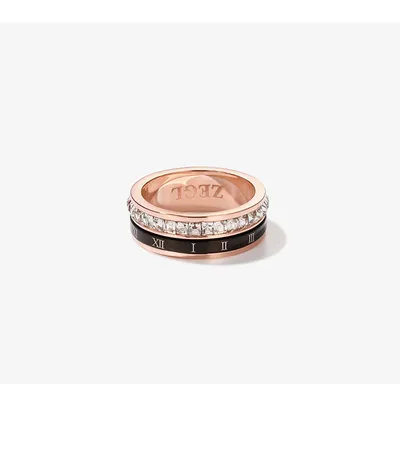 Japanese light luxury titanium steel ring