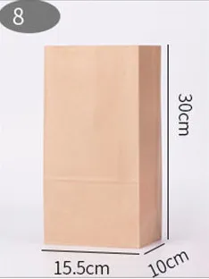 100 pcs Paper bags for Kraft refrigerator