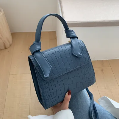 Stone pattern shoulder bag