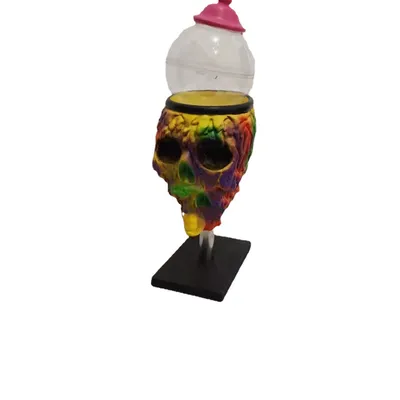 New Resin Craft Bubble Skeleton Machine Ornament