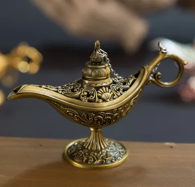 Metal Craft Wishing Lamp Aroma Diffuser Home Furnishing