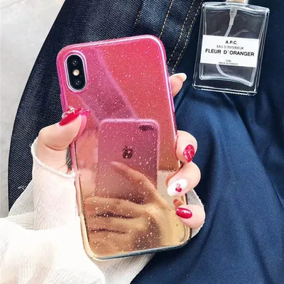 Gradient embossed raindrop phone case