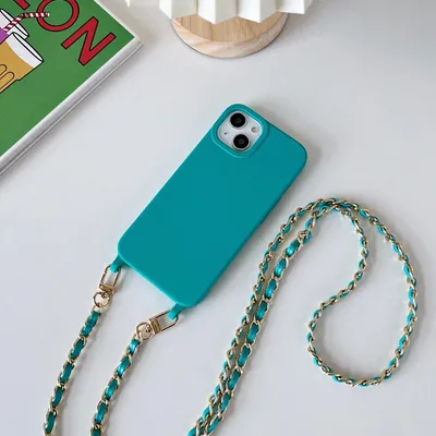 Classic Style Chain Phone Case Crossbody Leather Rope