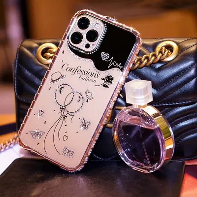 Fashion Diamond Metal Frame Phone Case