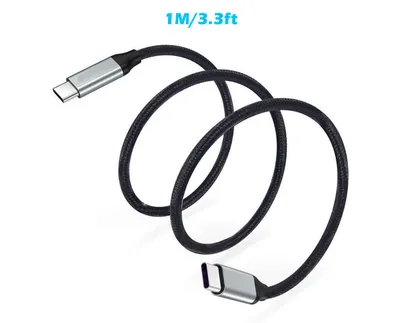 TYPE-C Fast PD Data Cable 5 Core Braided