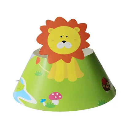 Jungle Animal Cartoon Paper Plate Disposable Tableware