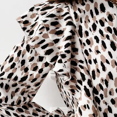 Women High-waisted Commuter Print Dress